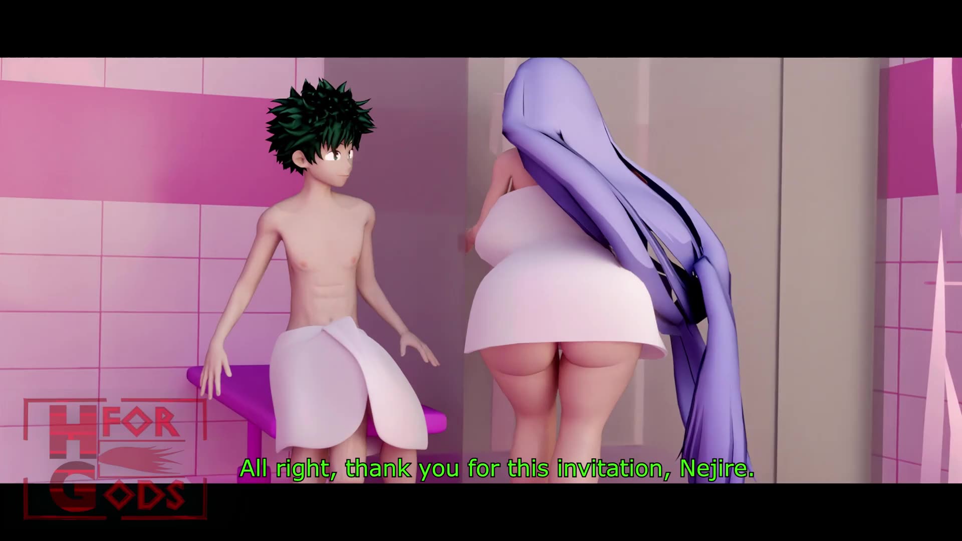 Nejire Helps Deku [HforGods]