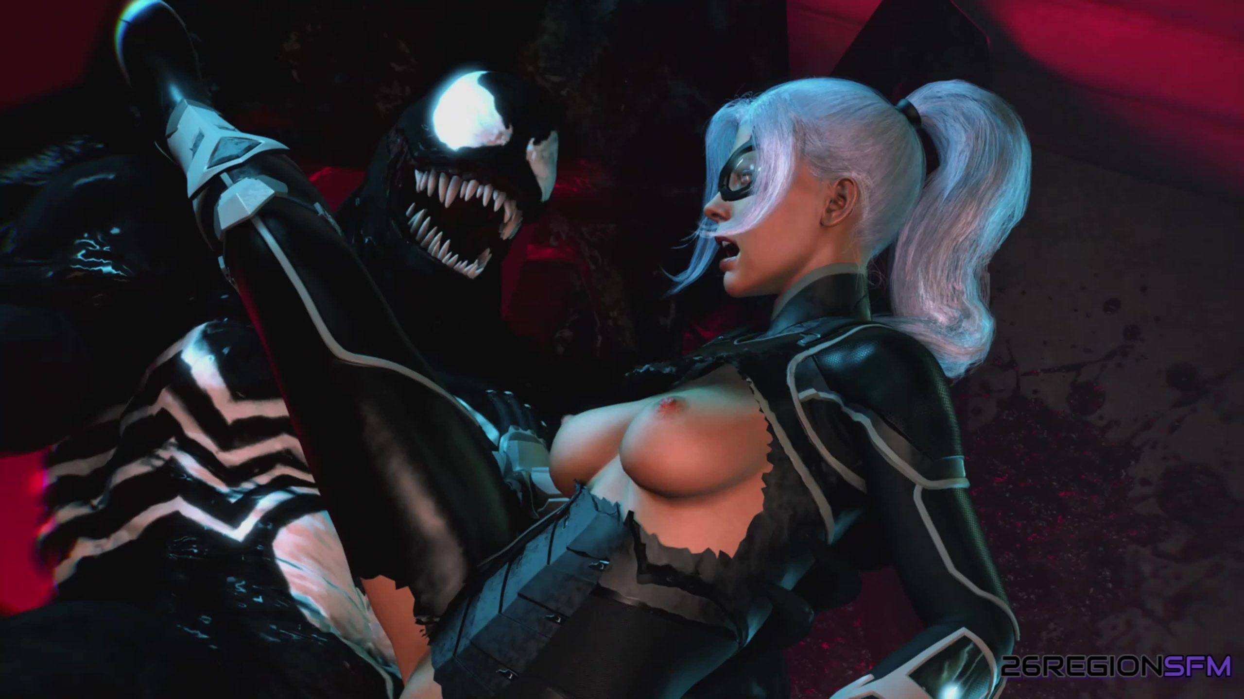 Black Cat Vs Venom [26RegionSFM]
