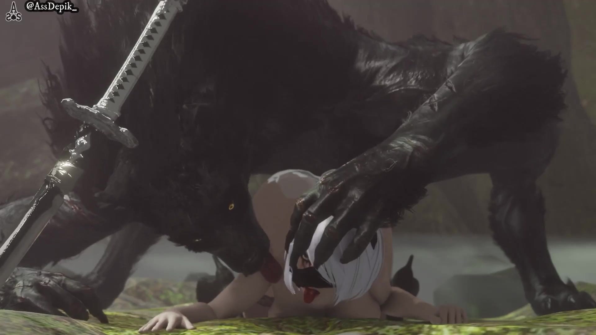 Yorha x Werewolf [AssDepik]