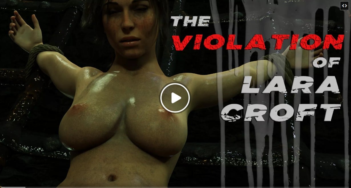 Lara Croft Defeated and Brutally Punished [SteamOven3D]