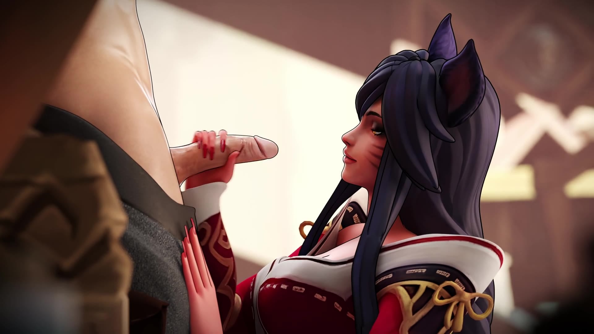 Ahri Blowjob [Nuttycravat]