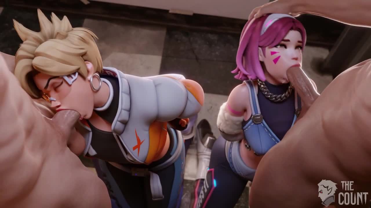 Tracer and D.Va Caught by the Police Intro Part 1 [TheCount]