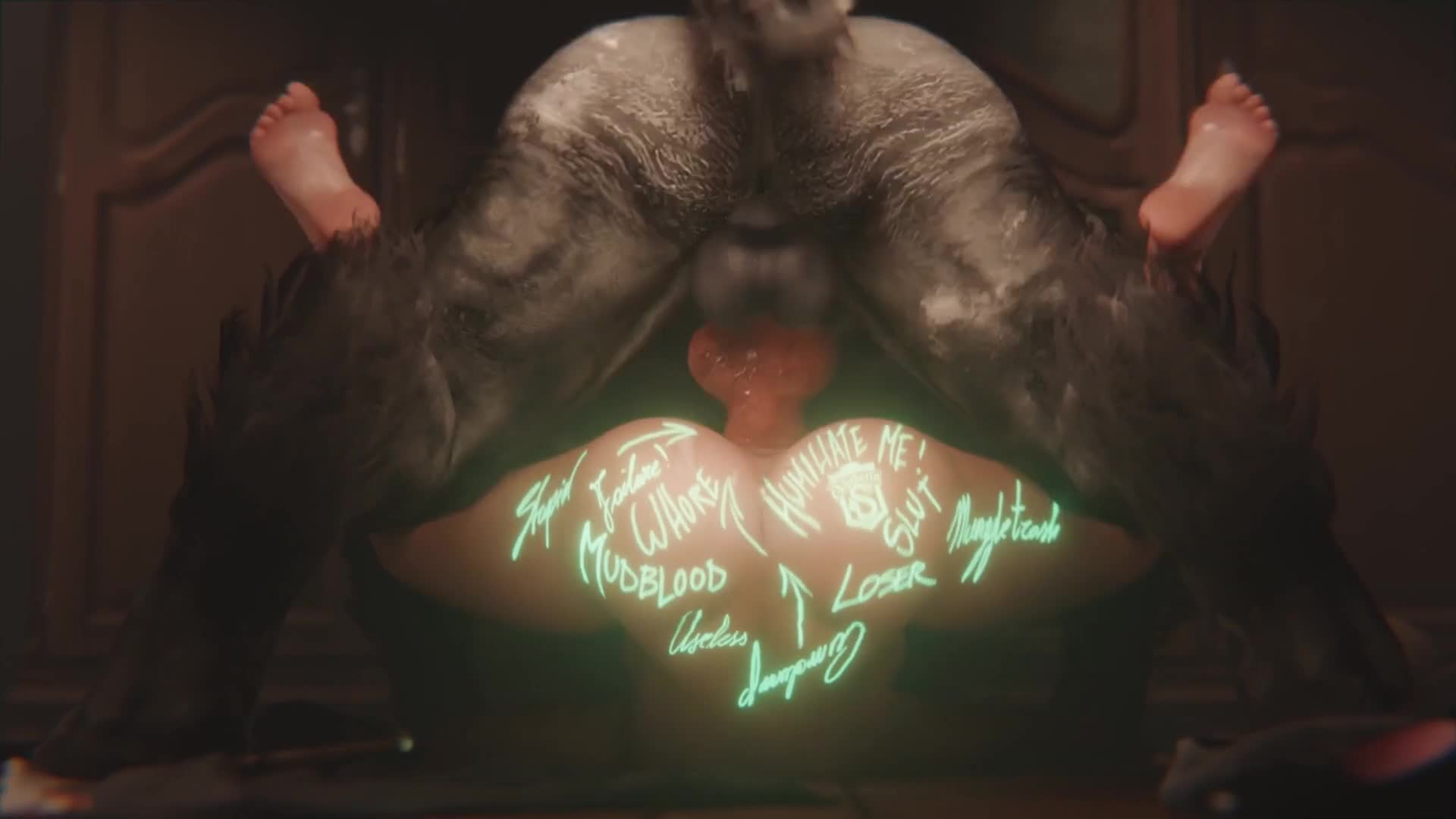 Hermione & Werewolf [Bodywritings] [ZMSFM]