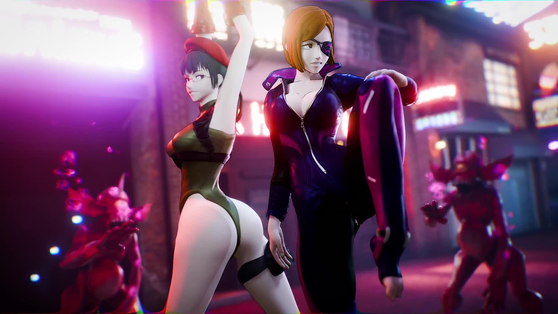 Nobara and Maki Get Caught on Halloween [Amateurthrowaway]