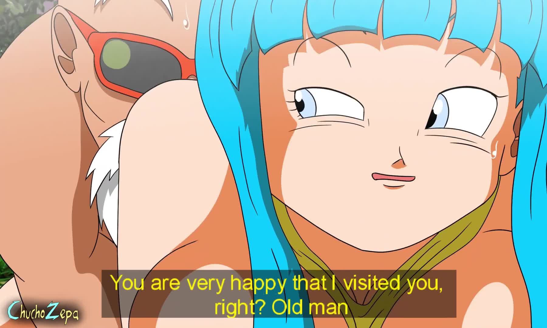 Maron x Master Roshi (Full/English Sub) [Chuchozepa]