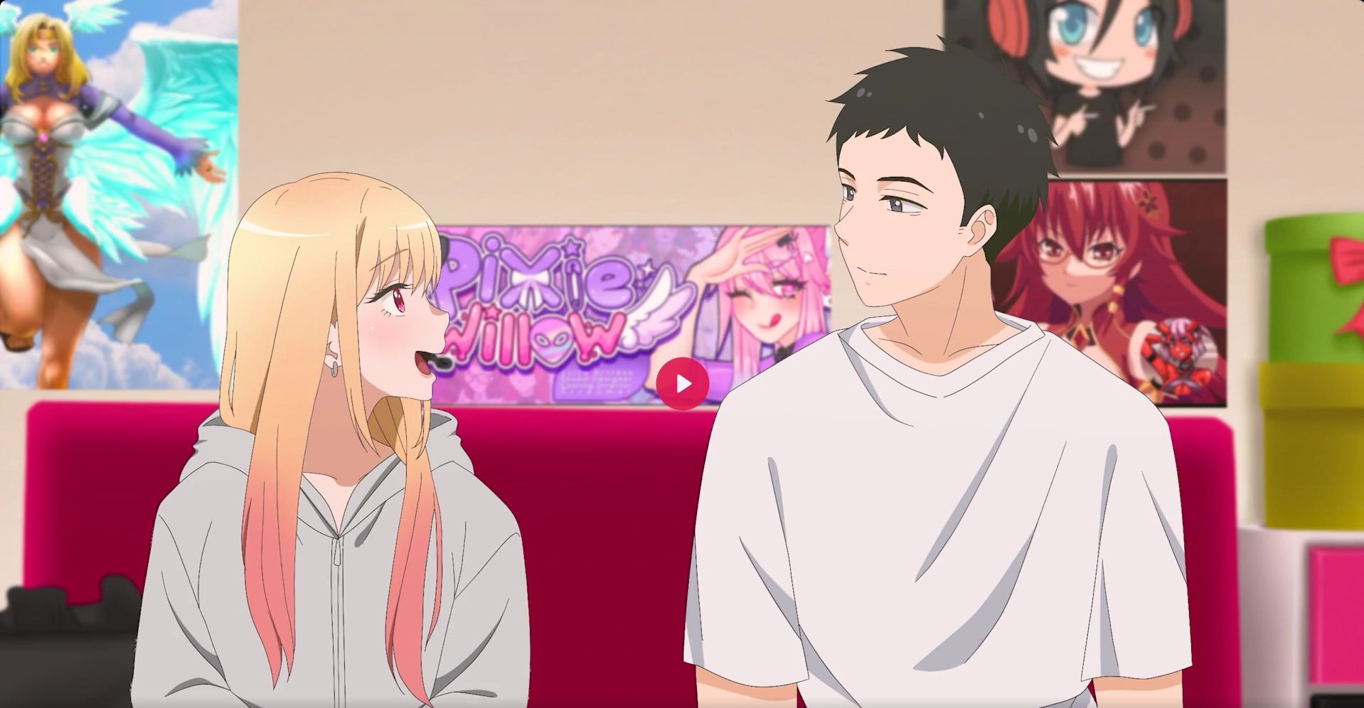 Marin and Gojo Watching Frieren [Full] [Totonito]
