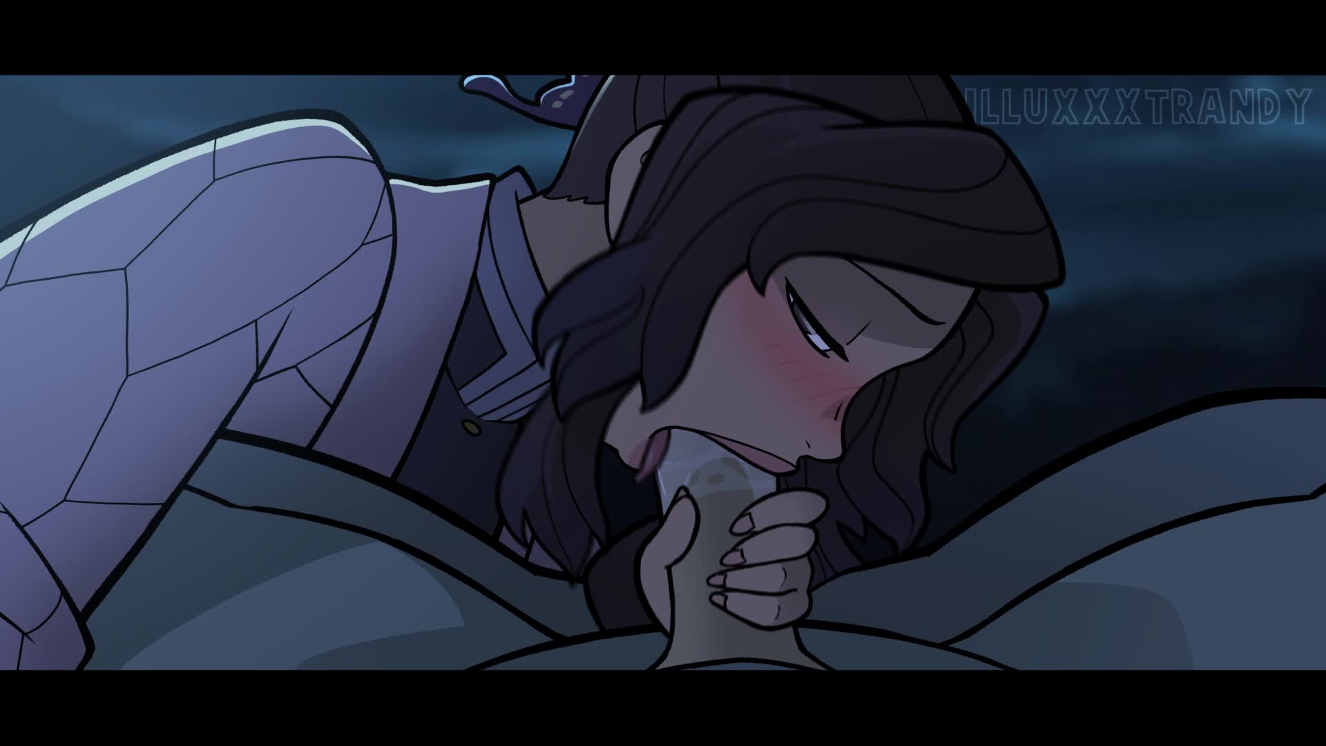 A peek of DanDaDan Illuxxxtrandy in action