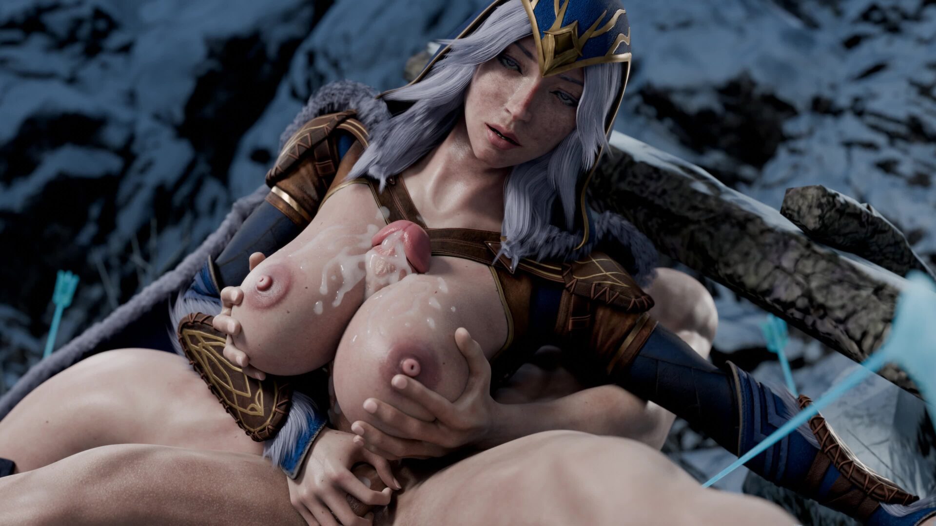Ashe Still Here for TitJob [4K] [FULL] [ChikiPiko]