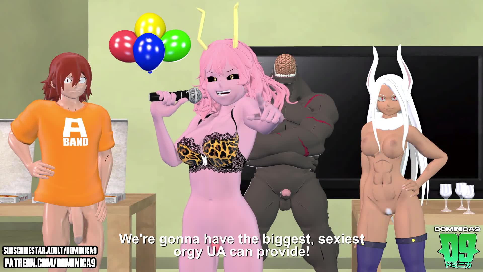 Mineta is Locked out of the Hero Orgy [Dominica9sfm]