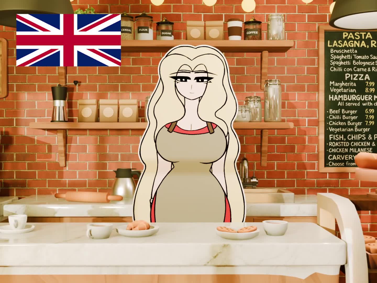 A Day at Victoria’s Café [WhatifAnimation]