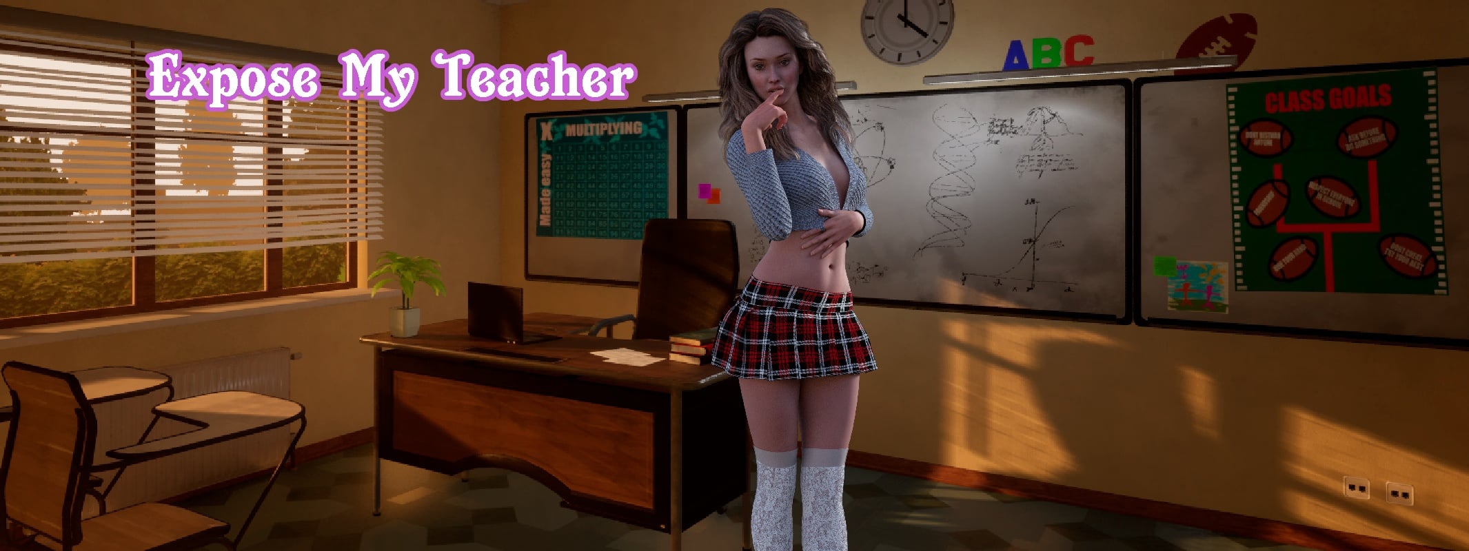 Expose My Teacher (A Wife and Mother Fan Game) [v1.1] [Completed]