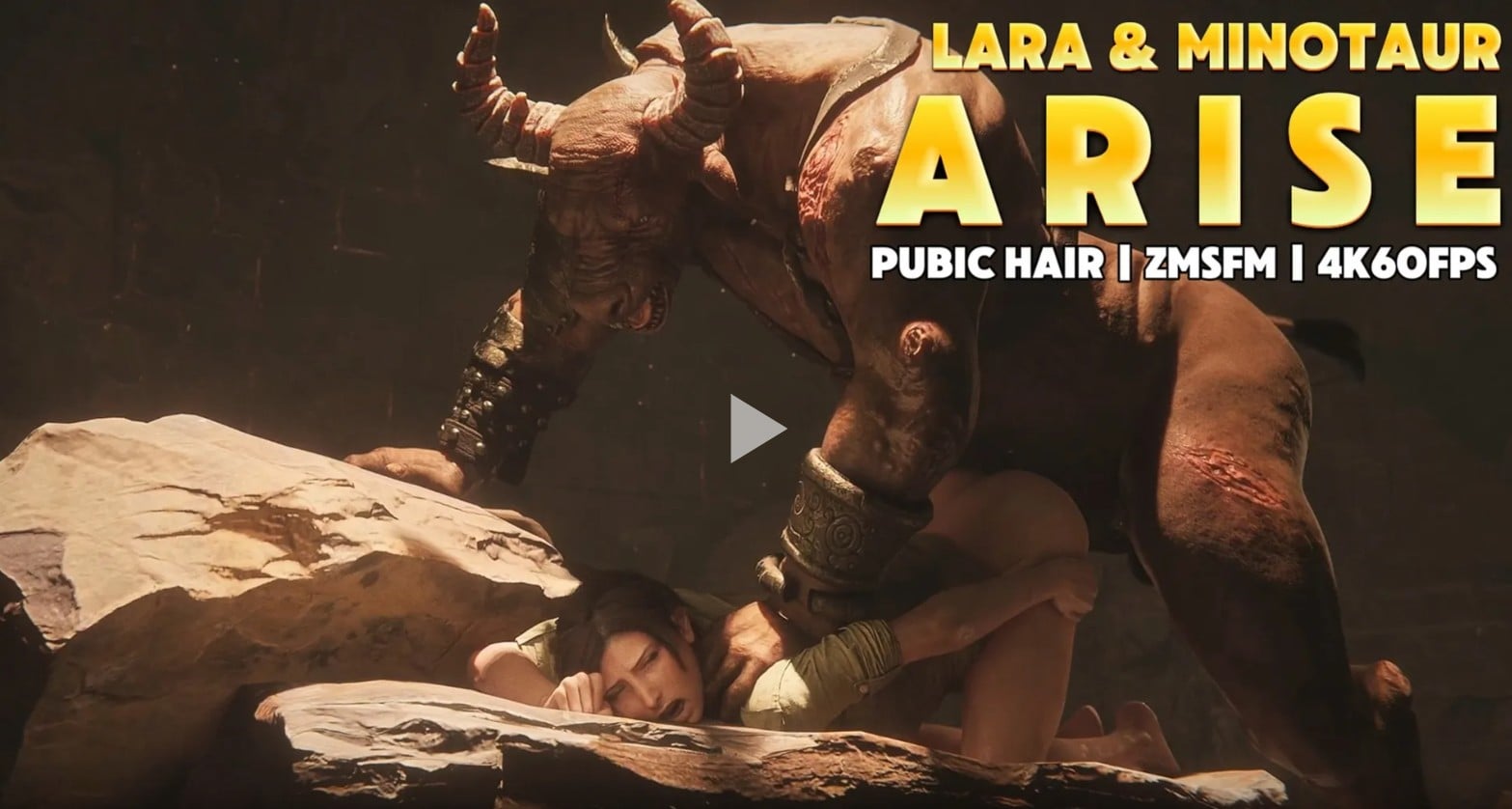 Lara & Minotaur [Pubic Hair] [4K60FPS] [Zmsfm]