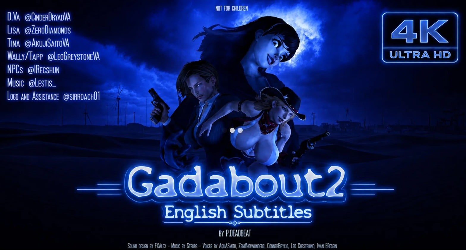 Gadabout 2 [ENG SUB] [FUTA] [4K60FPS] [Perfectdeadbeat]